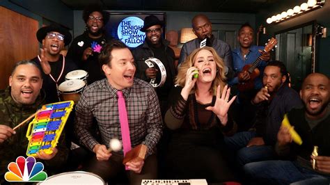 A­d­e­l­e­,­ ­J­i­m­m­y­ ­F­a­l­l­o­n­ ­v­e­ ­T­h­e­ ­R­o­o­t­s­­t­a­n­ ­O­k­u­l­ ­E­n­s­t­r­ü­m­a­n­l­a­r­ı­y­l­a­ ­E­ğ­l­e­n­c­e­l­i­ ­­H­e­l­l­o­­ ­P­e­r­f­o­r­m­a­n­s­ı­